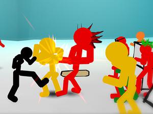 play Stickman Street Fighting 3D