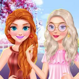 Princess Girls Trip To Usa - Free Game At Playpink.Com