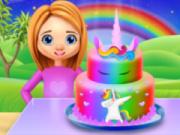 Rainbow Unicorn Cake Cooking