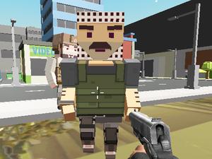 play Block Pixel Cop : Gun Craft In Robbers World