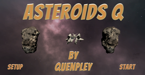 play Asteroids Q