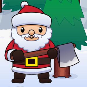 play Wood Cutter Santa Idle