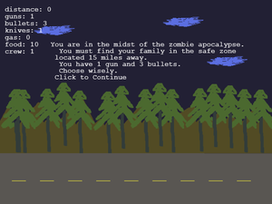 play On The Road To Zombietown