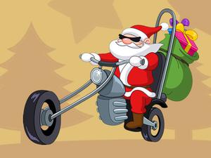 play Santa Driver Coloring Book