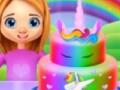 Rainbow Unicorn Cake Cooking