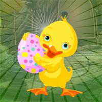 play Games4King Duck Escape With Colorful Egg