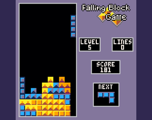 Falling Block Game