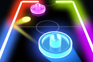 play Glow Hockey Hd