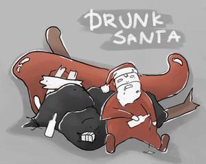 Drunk Santa