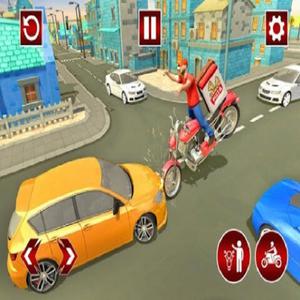 play Fast Pizza Delivery Boy Game 3D