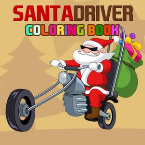 play Santa Driver Coloring Book