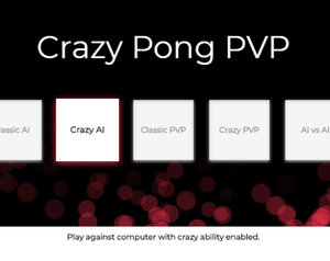 Crazy Pong Pvp