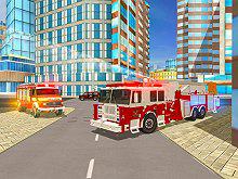 play Fire City Truck Rescue Driving Simulator