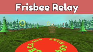 play Frisbee Relay