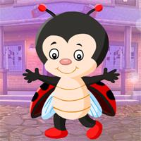 play Games4King Little Beetle Girl Escape