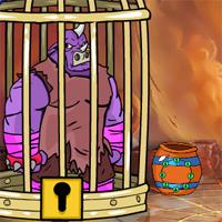 play Games2Jolly The Rhinoceros Warrior Escape