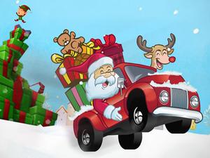 play Santa Gift Truck