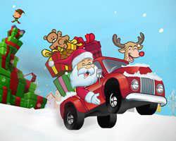 play Santa Gift Truck