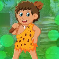 play Games4King Prehistoric Man Escape