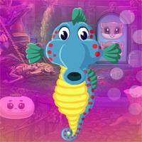 play Games4King Seahorse Escape