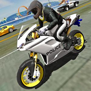 play Police Motorbike Traffic Rider