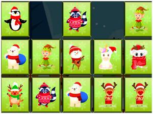 play Animals Memory Xmas
