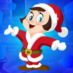 Gleeful Santa Claus Escape