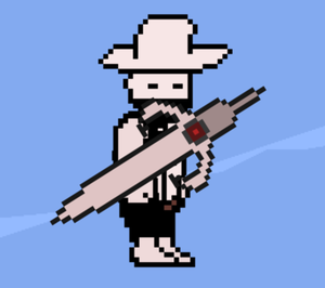 Cowboy And Swords