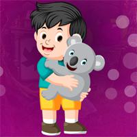 play Games4King Little Boy And Koala Escape