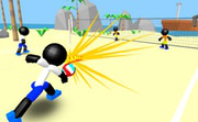 Stickman Beach Volleyball