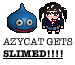 play Azycat Gets Slimed!