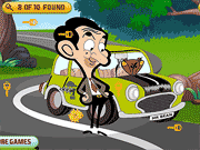 play Mr. Bean Car Hidden Keys