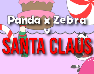 play Panda X Zebra V Santa Claus