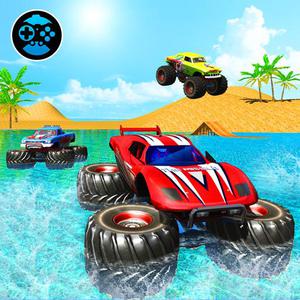 play Monster Truck Water Surfing: Truck Racing