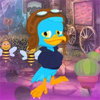 play Games4King Blue Bird Girl Escape