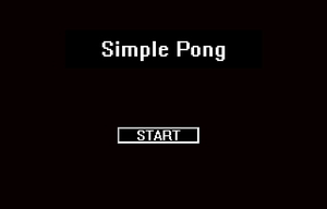 play Simple Pong