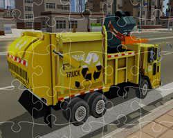 play Garbage Trucks Jigsaw