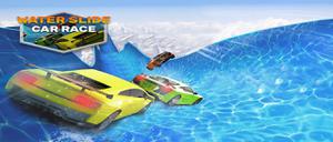 play Water Slide Car Stunt Racing Game 3D