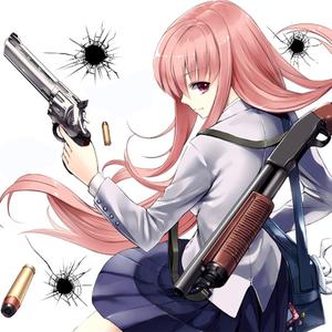 play Anime Girl With Gun Puzzle