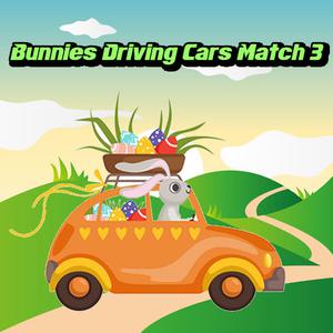 play Bunnies Driving Cars Match 3