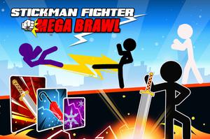 play Stickman Fighter : Mega Brawl