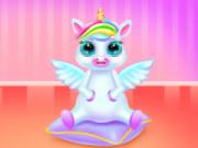 Cute Little Unicorn Caring And Dressup