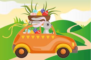 play Bunnies Driving Cars Match 3