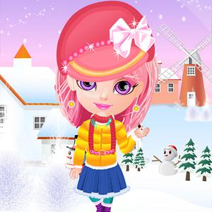 play Baby Halen Winter Dress Up