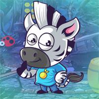 play Games4King Moderate Zebra Escape