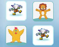 play Happy Animals Memory