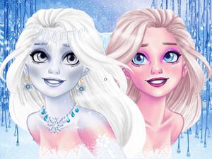 play New Makeup Snow Queen Eliza