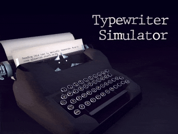 play Typewriter Simulator