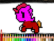 Pixel Art Coloring Book