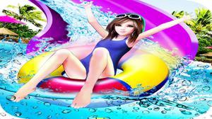 play Water Slide Rush Racing